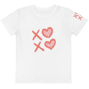 Kids cotton crew neck t-shirt “XO Dreams”