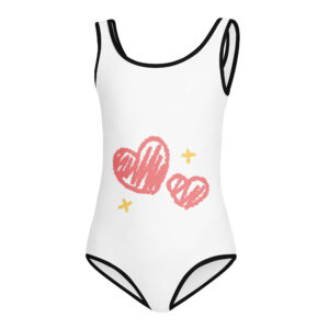 All-Over Print Kids Swimsuit "Sweet Love"
