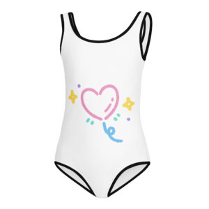 All-Over Print Kids Swimsuit “Love Float”