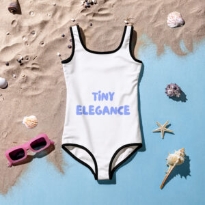 All-Over Print Kids Swimsuit "Tiny Elegance"