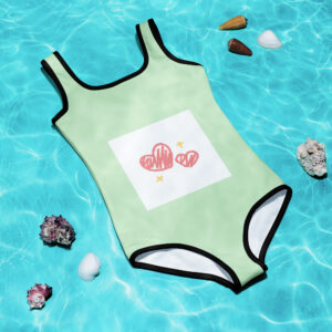 All-Over Print Kids Swimsuit "Sweet Love"