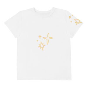 Youth cotton crew neck t-shirt "Golden Glow"