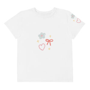 Youth cotton crew neck t-shirt "Lovely Charm"
