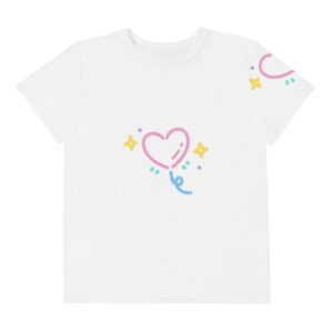 Youth cotton crew neck t-shirt “Love Float”