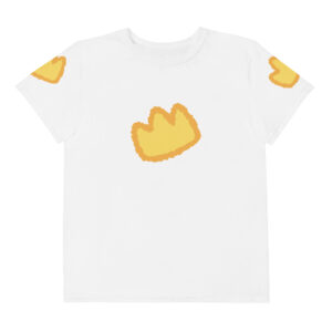 Youth cotton crew neck t-shirt "Crown"