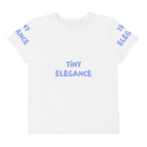 Youth cotton crew neck t-shirt "Tiny Elegance"