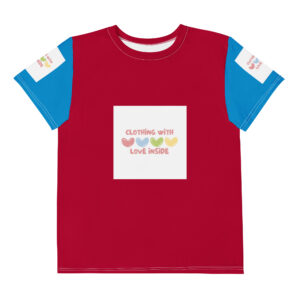 Youth cotton crew neck t-shirt  "Clothing with love inside"