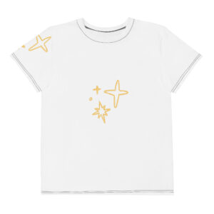 Youth crew neck t-shirt "Golden Glow"