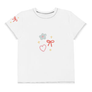 Youth crew neck t-shirt "Lovely Charm"