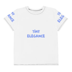 Youth crew neck t-shirt "Tiny Elegance"