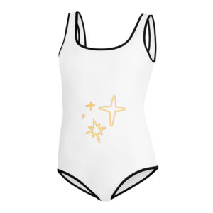 All-Over Print Youth Swimsuit "Golden Glow"