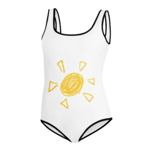 All-Over Print Youth Swimsuit "Sunny Day"