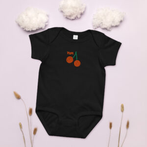 Baby jersey bodysuit "Cherry Mood"