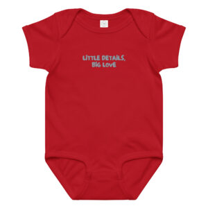 Baby jersey bodysuit