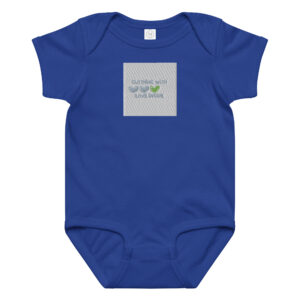 Baby jersey bodysuit  "Clothing with love inside"