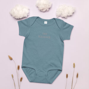 Baby jersey bodysuit "Tiny Elegance"