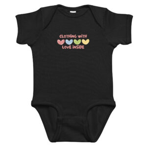 Infant bodysuit "CLOTHING WITH LOVE INSIDE"
