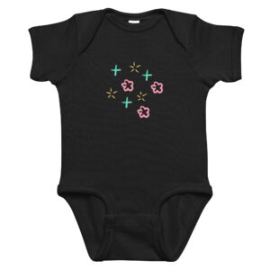 Infant bodysuit "Petal Glow"