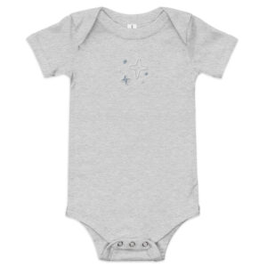 Baby short sleeve one piece "Dream Sparkle"