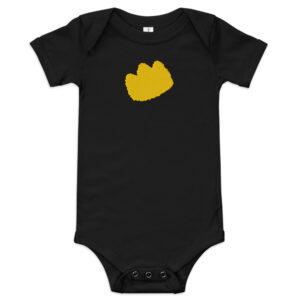 Baby short sleeve one piece "Crown"