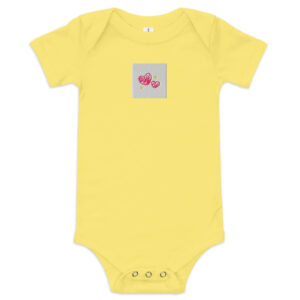 Baby short sleeve one piece "Sweet Love"