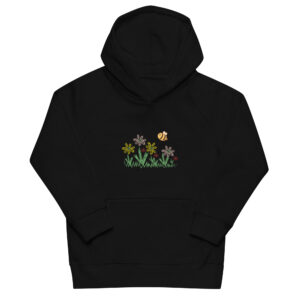 Kids eco hoodie "Bloom Buzz"