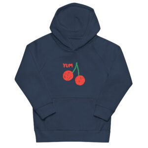 Kids eco hoodie "Cherry Mood"