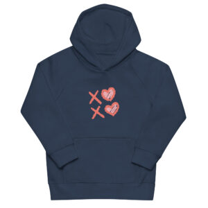 Kids eco hoodie “XO Dreams”