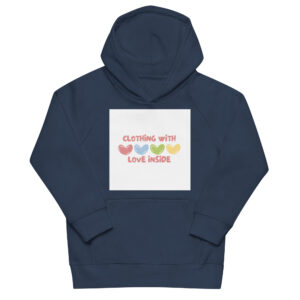 Kids eco hoodie  "Clothing with love inside"