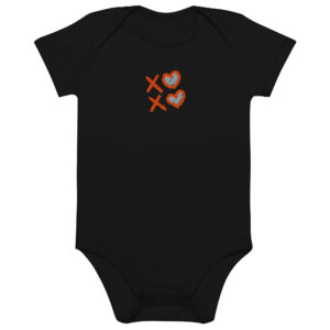 Organic cotton baby bodysuit “XO Dreams”