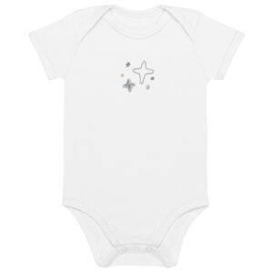 Organic cotton baby bodysuit "Dream Sparkle"