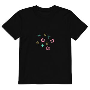 Organic cotton kids t-shirt "Petal Glow"