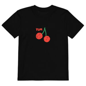 Organic cotton kids t-shirt "Cherry Mood"