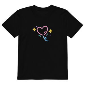 Organic cotton kids t-shirt “Love Float”