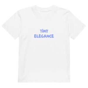 Organic cotton kids t-shirt "Tiny Elegance"
