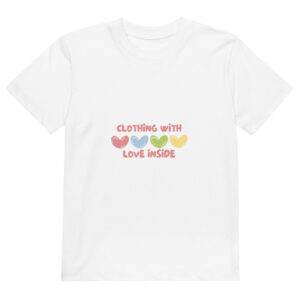 Organic cotton kids t-shirt  "Clothing with love inside"
