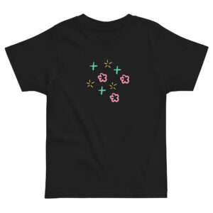 Toddler jersey t-shirt "Petal Glow"