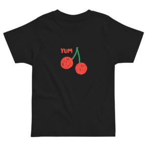 Toddler jersey t-shirt "Cherry Mood"