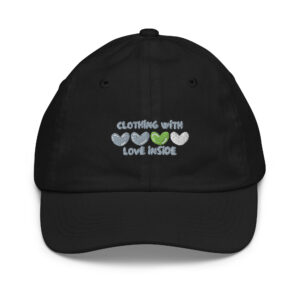 Youth baseball cap "CLOTHING WITH LOVE INSIDE"
