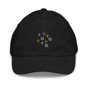 Youth baseball cap "Petal Glow"