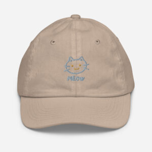 Youth baseball cap "Meow"
