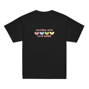 Youth classic tee "CLOTHING WITH LOVE INSIDE"