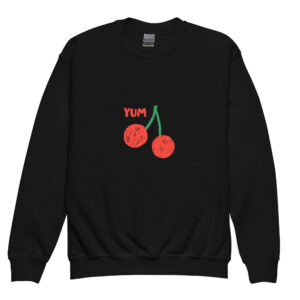 Youth crewneck sweatshirt "Cherry Mood"