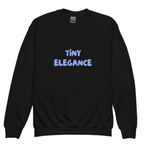 Youth crewneck sweatshirt "Tiny Elegance"