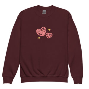 Youth crewneck sweatshirt "Sweet Love"