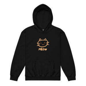 Youth heavy blend hoodie "Meow"