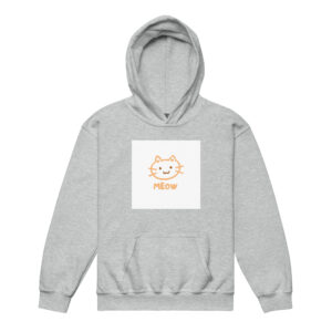 Youth heavy blend hoodie "Meow"