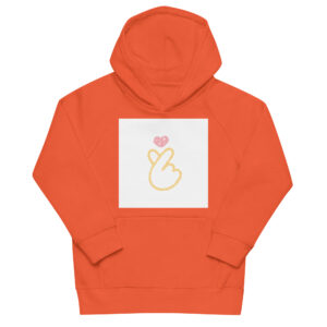 Kids eco hoodie "Sweet Signal"