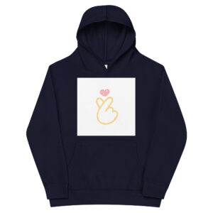 Kids fleece hoodie "Sweet Signal"