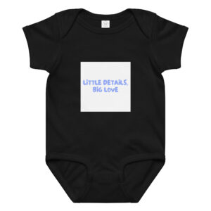 Baby jersey bodysuit